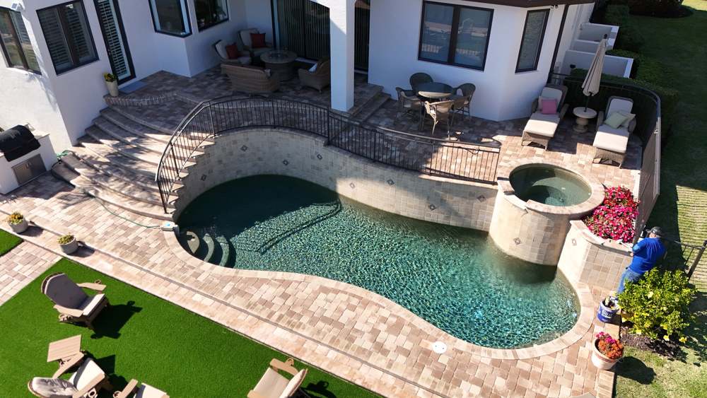 Paver pool deck in Bradenton